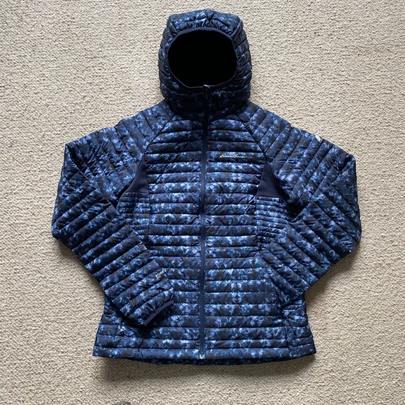 Eddie Bauer down jacket, lightweight, EUC - Picture 1 of 12